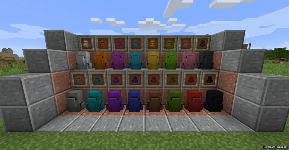 Cammie's Wearable Backpacks — Minecraft mod, rasm 4