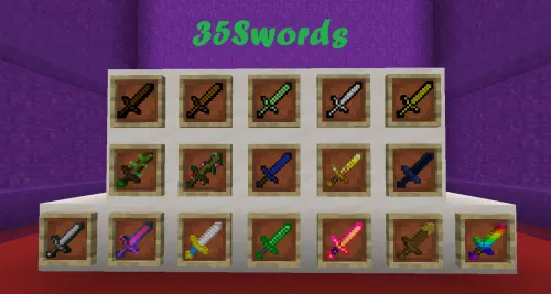 35 Swords — Minecraft mod, rasm 1