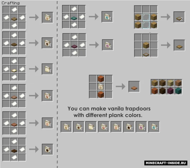 Macaw's Trapdoors — Minecraft mod, rasm 3