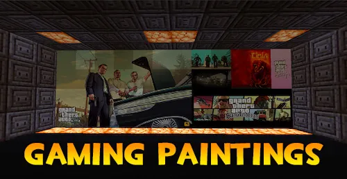 Gaming Paintings — Minecraft mod, rasm 1