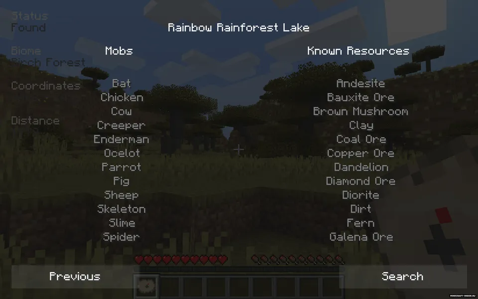 Biome Locator — Minecraft mod, rasm 4