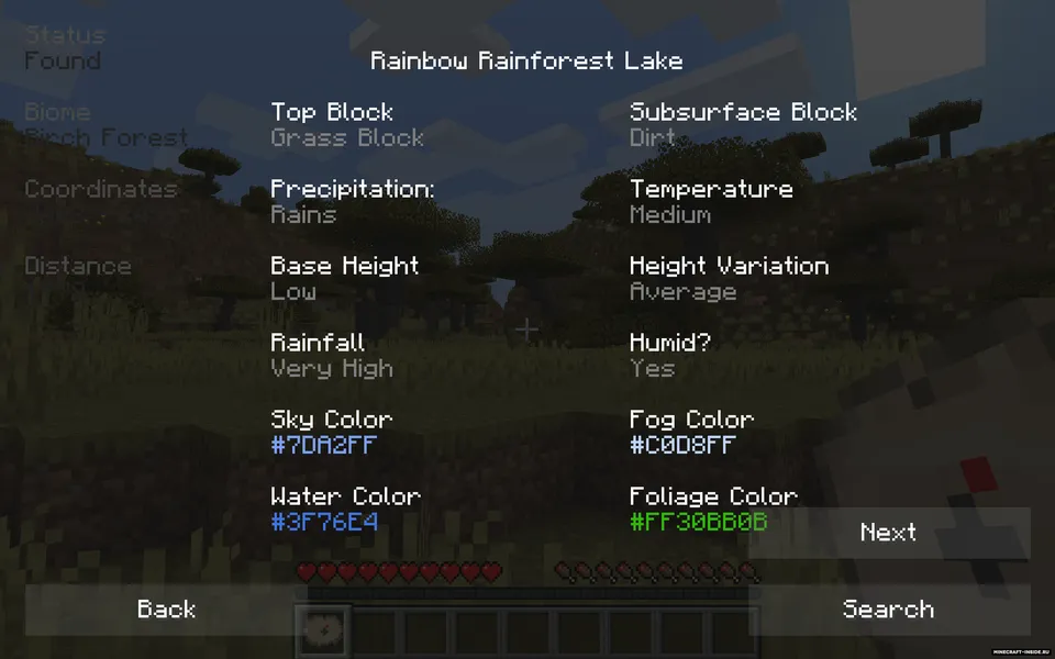 Biome Locator — Minecraft mod, rasm 5