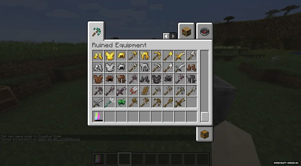 Ruined Equipment — Minecraft mod, rasm 2