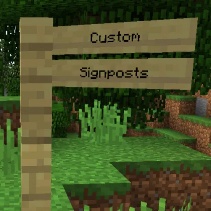 Custom Signposts — Minecraft mod, rasm 1