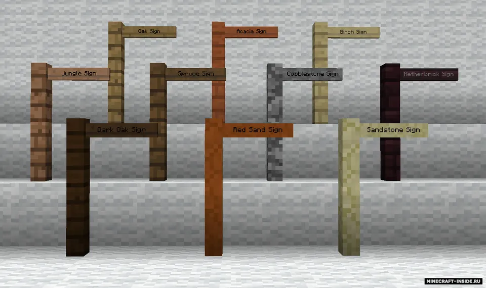Custom Signposts — Minecraft mod, rasm 2