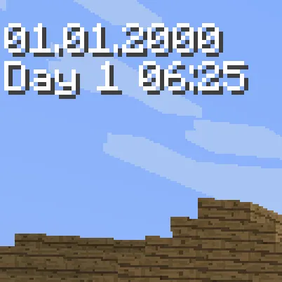 Simple World Timer — Minecraft mod, rasm 1