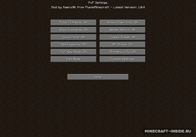 Better PvP — Minecraft mod, rasm 5
