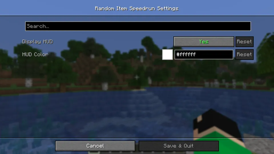 Random Item Speedrun — Minecraft mod, rasm 4