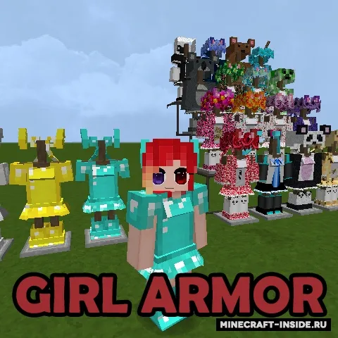 Girl Armor — Minecraft mod, rasm 1