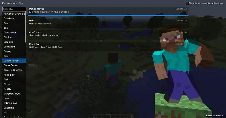 Emoticons — Minecraft mod, rasm 1
