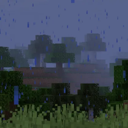Particle Rain — Minecraft mod, rasm 1