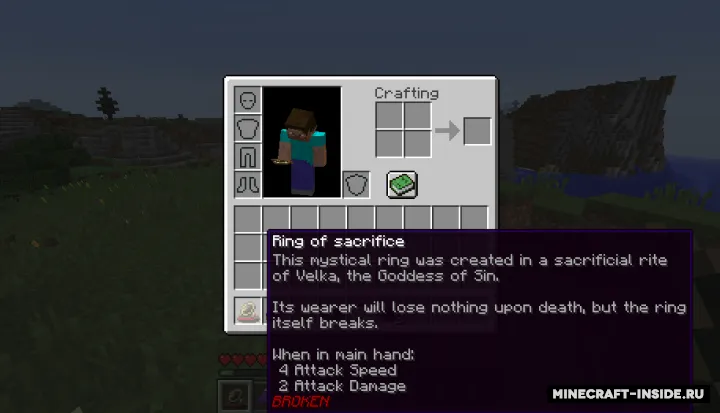 Ring Of Sacrifice — Minecraft mod, rasm 2