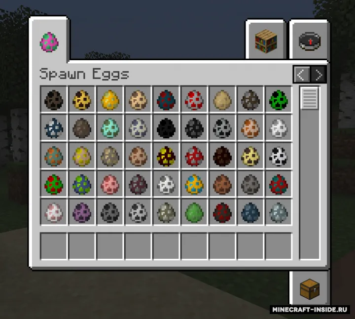 Egg Tab — Minecraft mod, rasm 2