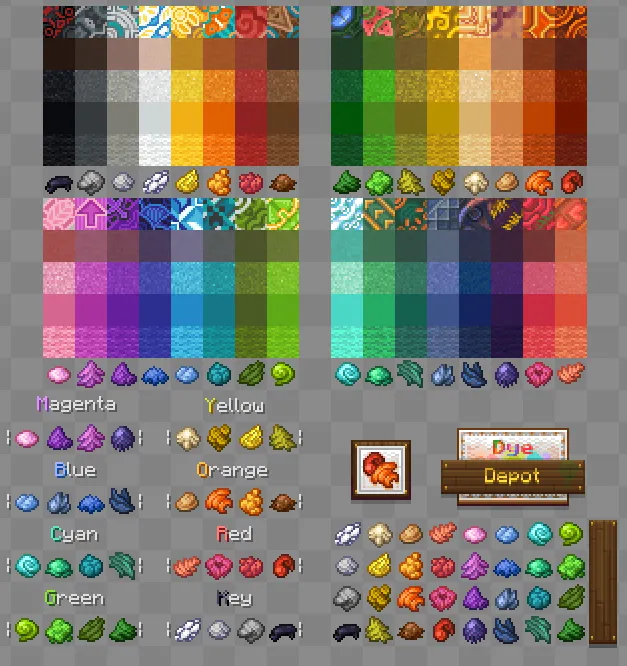 Dye Depot — Minecraft mod, rasm 2