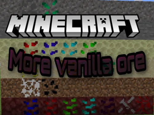 More vanilla ore — Minecraft mod, rasm 1