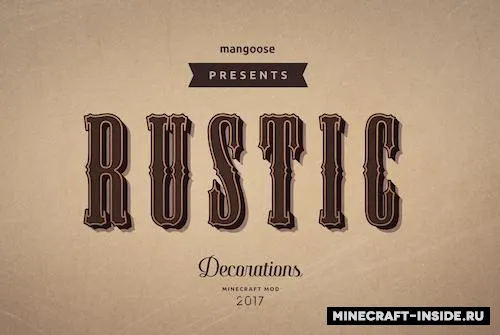 Rustic — Minecraft mod, rasm 1