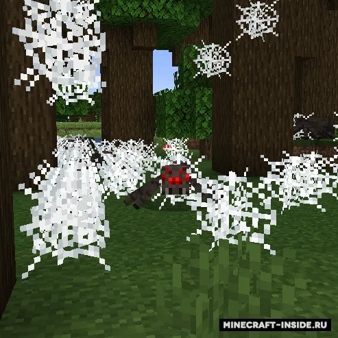 Spiders Produce Webs — Minecraft mod, rasm 1