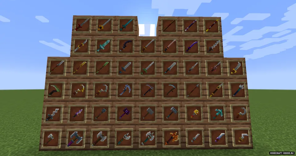 MC Dungeons Weapons — Minecraft mod, rasm 2
