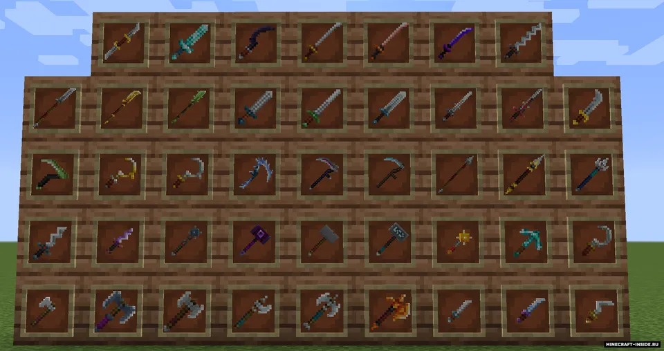 MC Dungeons Weapons — Minecraft mod, rasm 4