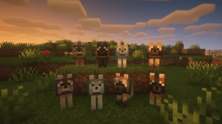 Armored Paws Backport (Wolf Armor) — Minecraft mod, rasm 2