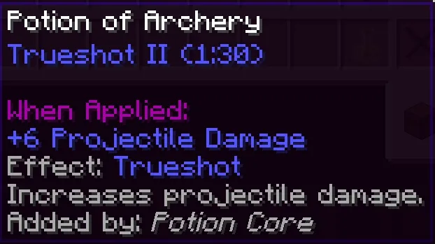 Potion Descriptions — Minecraft mod, rasm 2