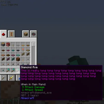 ToolTipFix — Minecraft mod, rasm 1