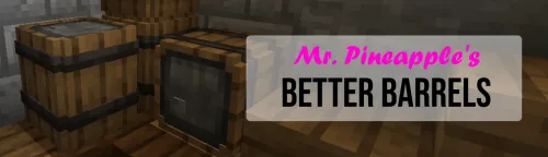 Better Barrels — Minecraft mod, rasm 1