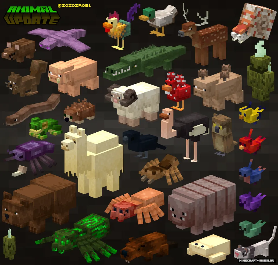Animal update — Minecraft mod, rasm 2