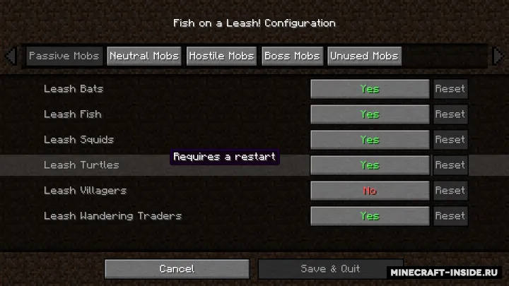 Fish on a Leash! — Minecraft mod, rasm 2