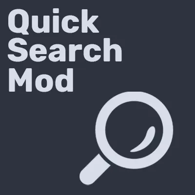 Quick Search — Minecraft mod, rasm 1