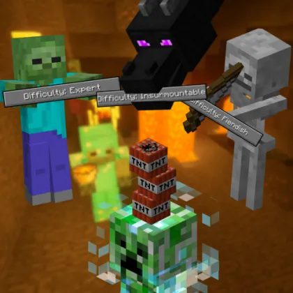 More Difficulty Levels — Minecraft mod, rasm 1