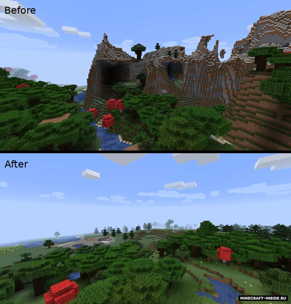 Semiflat — Minecraft mod, rasm 3