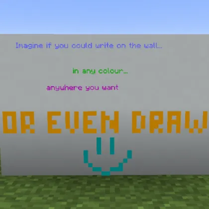 Graffiti — Minecraft mod, rasm 1