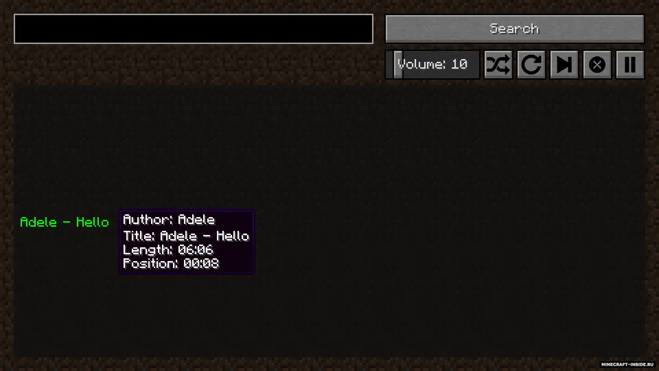 Music Player — Minecraft mod, rasm 3