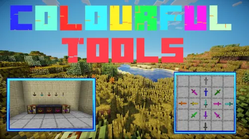 Colourful Tools — Minecraft mod, rasm 1