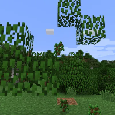Fast Leaf Decay — Minecraft mod, rasm 1