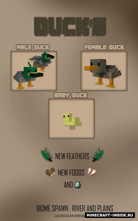 Duck's — Minecraft mod, rasm 2