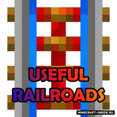 Useful Railroads — Minecraft mod, rasm 1