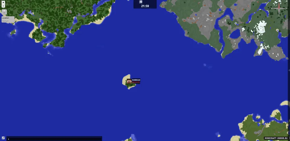 DynmapForge — Minecraft mod, rasm 3