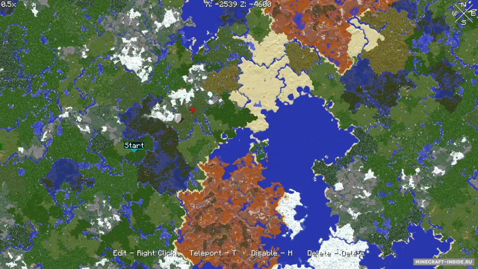 Xaero's World Map — Minecraft mod, rasm 2