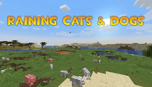 Raining Cats & Dogs — Minecraft mod, rasm 1