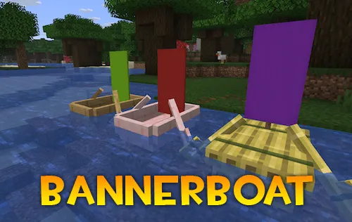 BannerBoat — Minecraft mod, rasm 1