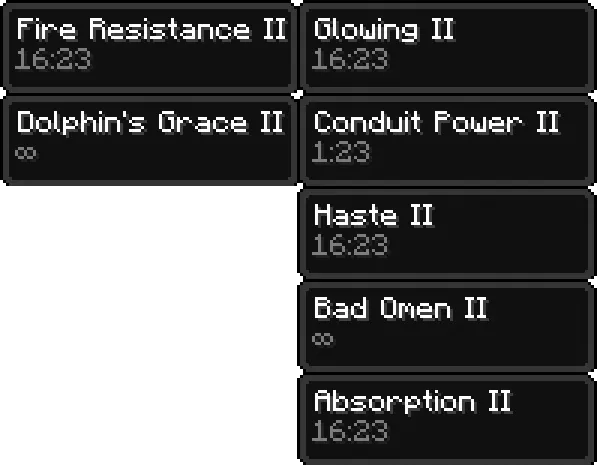 Compact Status Effects — Minecraft mod, rasm 3