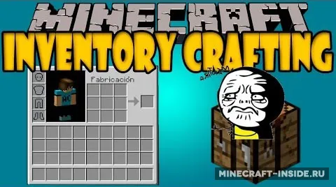 Inventory Crafting Grid — Minecraft mod, rasm 1