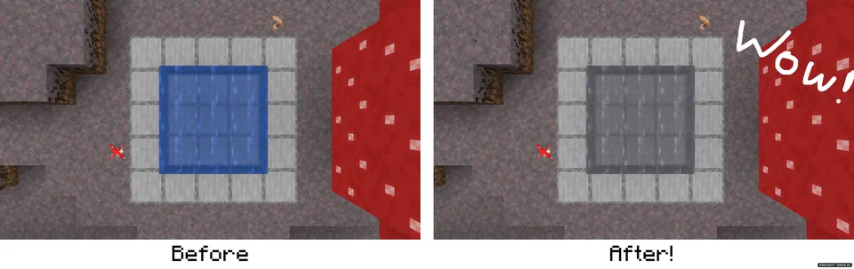 BedrockWaters — Minecraft mod, rasm 5