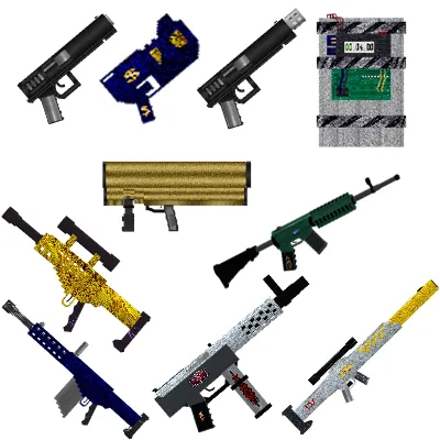 Gun 3D — Minecraft mod, rasm 1