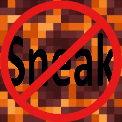 No Sneaking Over Magma — Minecraft mod, rasm 1