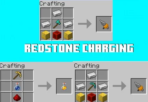 Redstone Charging — Minecraft mod, rasm 1