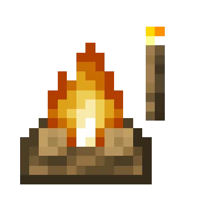 Campfire Torches — Minecraft mod, rasm 1