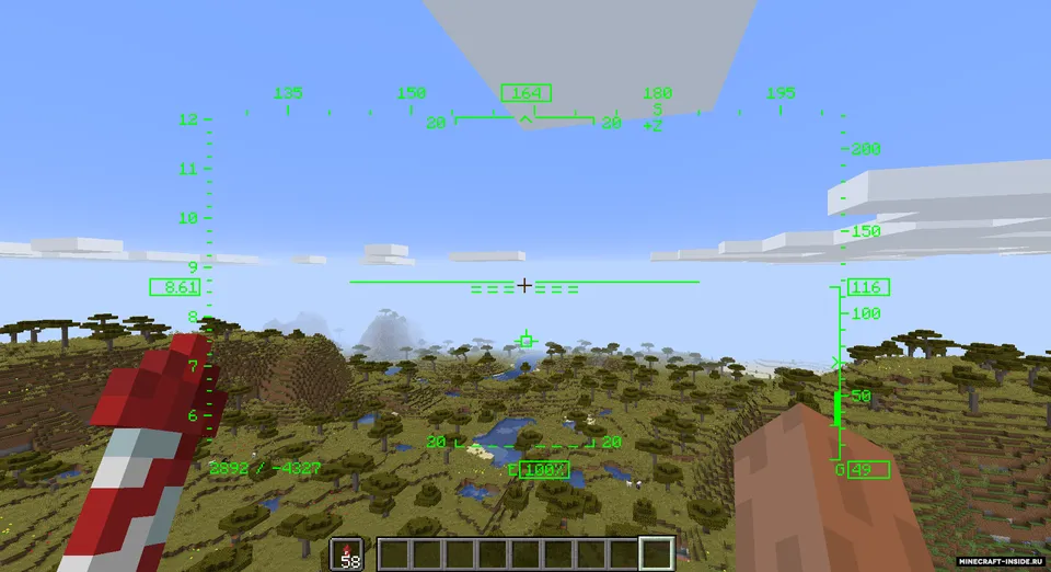 FlightHUD — Minecraft mod, rasm 2